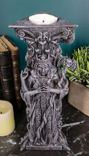 Ebros Triple Goddess Maiden Expectant Mother & Crone Pagan Worship Candle Holder picture