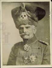 1917 Press Photo Von Mackensen, leads Austro-German forces on WWI Italian front picture