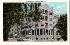 LAKELAND, FL - Hotel Kibler Street View, Old Cars, Florida Postcard ca. 1915-20 picture