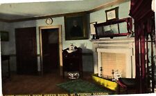 Vintage Postcard- West Virginia Green Room, Mt. Vernon Mansion. picture