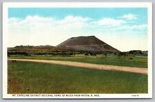 Raton New Mexico Mount Capuline Extinct Volcano Scenic Landmark WB Postcard picture