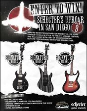 Avenged Sevenfold Seether Signature Series Schecter Guitar contest advertisement picture