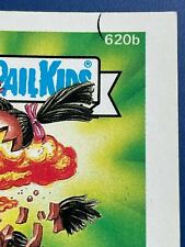 1988 Topps GPK Garbage Pail Kids 620b BLASTED BETTY Sticker Card EYELASH ERROR picture