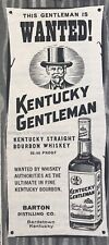 1958 Kentucky Gentleman Wanted PRINT AD Whiskey Promo VINTAGE 5.5” picture