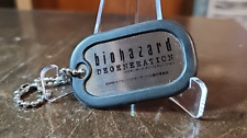Resident Evil Biohazard Degeneration dog tag keychain picture