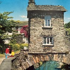 Postcard UK Ambleside The Old Bridge House The Lake District John Hinde VTG picture