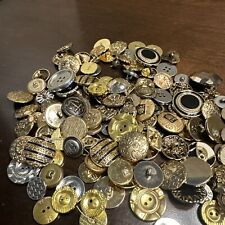 Lot of Over 130 Gold And Silver  Vintage Mixed sizes & shapes craft Or Sewing picture