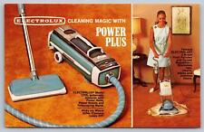 1960s ELECTROLUX VACUUM & FLOOR POLISHER ADVERTISING POSTCARD picture