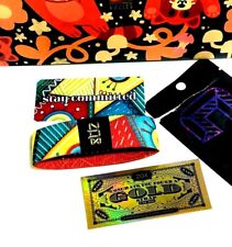 ZOX **STAY COMMITTED** NEW SERIES 2 Medium GOLD STRAP #0029 Wristband w/Card picture