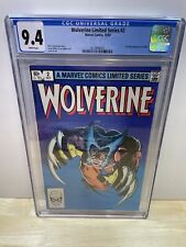 Wolverine #2 (1982 Limited Series) CGC 9.4 WHITE PAGES -1st Yukio - Frank Miller picture
