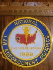 National Law Enforcement Olympics 1988 Las Vegas Nevada Patch Vintage RARE 4