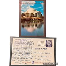 Vintage Postcard, Thomas Jefferson Memorial May 24, 7AM, 1962 picture