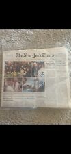 New York Times newspaper September 11, 2001 9/11 New York Times, VERY RARE picture