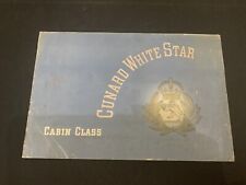 1949 Cunard White Star R.M.S. Queen Elizabeth & Queen Mary Cabin Class Booklet picture