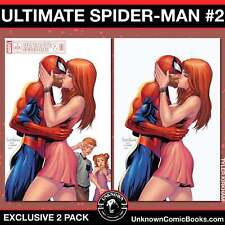 [2 PACK] ULTIMATE SPIDER-MAN 2 UNKNOWN COMICS TYLER KIRKHAM EXCLUSIVE VAR (02/21 picture