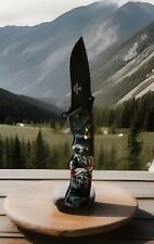Snake eye tactical knife 3CR13 Steel Blade 3,5” picture