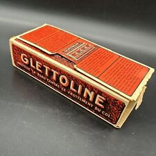 Antique Mens Collar Wax 1910s Store Display Advertising Glattolin Germany Box picture