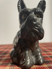 Vintage Ceramic Scottie Dog Coin Bank Made in Japan picture