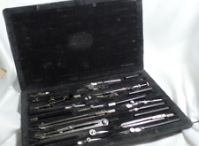 r Vintage GOTOVALNIA Cased Set Of Drawing Instruments Russian Soviet Moscow 3584 picture