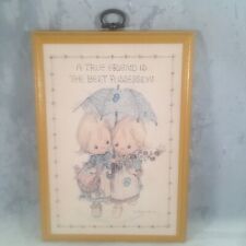 Vtg Hallmark Betsey Clark Plaque A True Friend is the Best Possession  picture