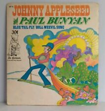 Mr Pickwick Records (39¢): Johnny Appleseed And Paul Bunyan 45 Rpm Rare Vinyl  picture