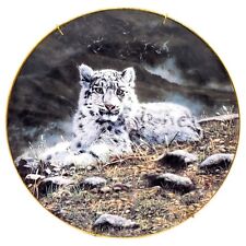 Spiritual Heir Plate Wild Innocents 2nd 1993 Charles Fracé Snow Leopard picture