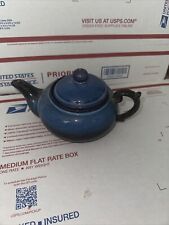 Vintage Small Blue Teapot 1058 picture