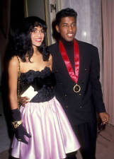 Kenneth Babyface Edmonds Tracey Edmonds at the BMI Awards Beve- 1991 Old Photo picture