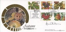 AUTUMN First Day Cover 1994 CERTIFIED SIGNED ANTON RODGERS, Fresh Fields picture