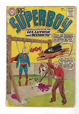 SUPERBOY #92 --- ORIGIN OF LEX LUTHOR RETOLD DC Comics 1961 FR/GD picture