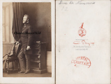 1860 CAMILLE SILVY CDV LOUIS DUKE OF NEMOURS NPG Ax50876 VICTORIAN PHOTO #7821 picture