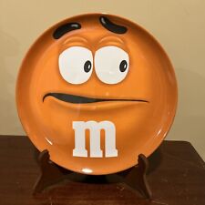 M&M's World Orange Character Big Face Melamine Dinner Plate picture