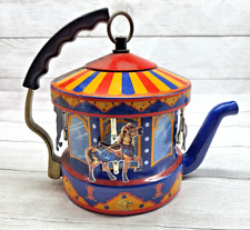 Vintage MKI Kamenstein Carousel World of Motion Tea Kettle Teapot - No Spout Cap picture