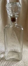 Vintage James Martin & Co Ltd Bottle & Glass Corked Stopper Scotland picture