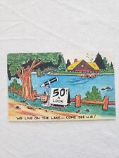 Lake Life fun postcard from 1967 picture