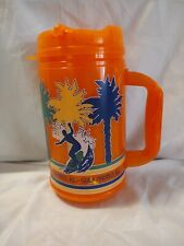 🔥Pensacola Beach Florida Drinking Whirley Soda Pop Mug Cup w/ Lid 32oz  picture