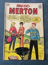 Meet Merton #18 1958 IW Super Comic Book Golden Age Reprints Low Grade picture