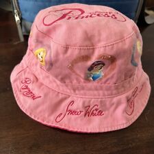 Disney Parks Authentic Youth Size Princesses Princess Pink Bucket Hat girls picture