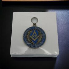 Masonic Key Chain If Found Return to the Grand Lodge of Illinois Springfield picture