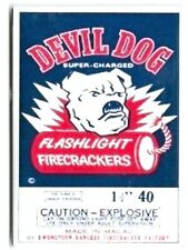 Vintage Devil Dog Firecracker Label MAGNET for Fridge Metal  100's in store picture