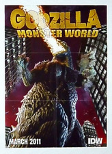 Godzilla promotional comic shop promo poster 24x18 IDW Monster World pin-up picture