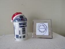 Hallmark Star Wars singing R2D2 w/ Santa Hat Treat Jar-free shipping picture