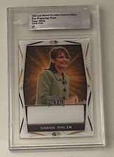2023 Leaf Whatnot Exclusive Celebrity Edition Sarah Palin Clear White 1/1 picture