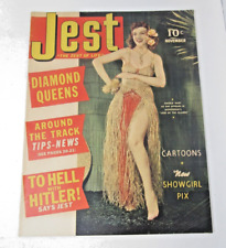 Jest The Zest of Life Magazine Vol 1 #8 November 1942 Vintage Margie Hart Cover picture
