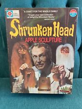 RARE VINTAGE 1975 Vincent Price Shrunken Head Apple Sculpture Kit, MiltonBradley picture