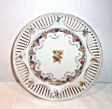 1 Vintage German  Reticulated Porcelain Plate 7.5” picture