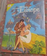 AMERICAN TRAVELER in EUROPE 1961 American Express promo magazine,tour rates,maps picture