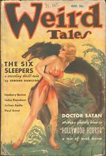 Weird Tales 1935 October. Brundage cover art.   Pulp picture