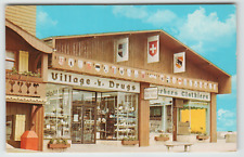 Postcard Chrome Village Drug Store in Sugarcreek, OH picture