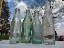 Lot of 4 Athens Ohio soda bottles (Coca Cola, Pepsi, and Star Mineral Water  picture